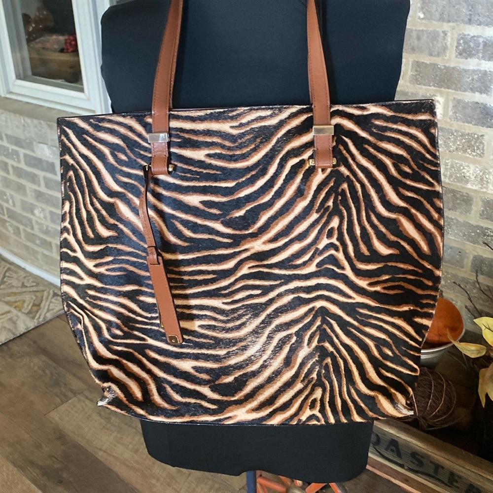 Antonio Melani tote cow hair tote
